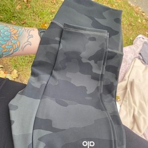 High-Waist Camo Vapor Legging - Black Camouflage